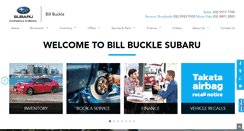 Desktop Screenshot of billbucklesubaru.com.au